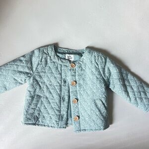Floral Quilted Baby Jacket
